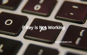 P Key Is Not Working 